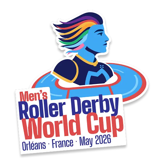Men's Roller Derby World Cup 2026 Logo